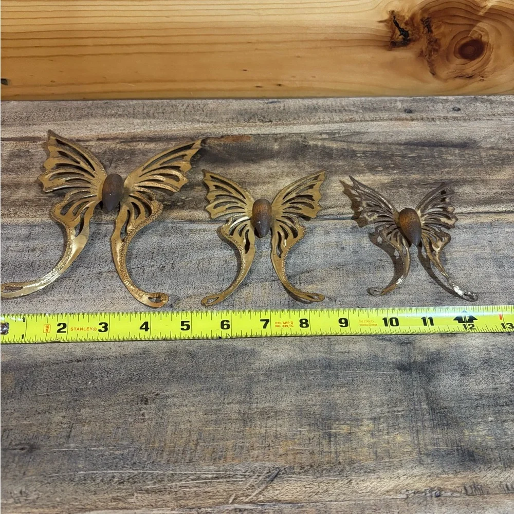 Vintage Home Interior MCM Butterfly‎ Wall Hooks